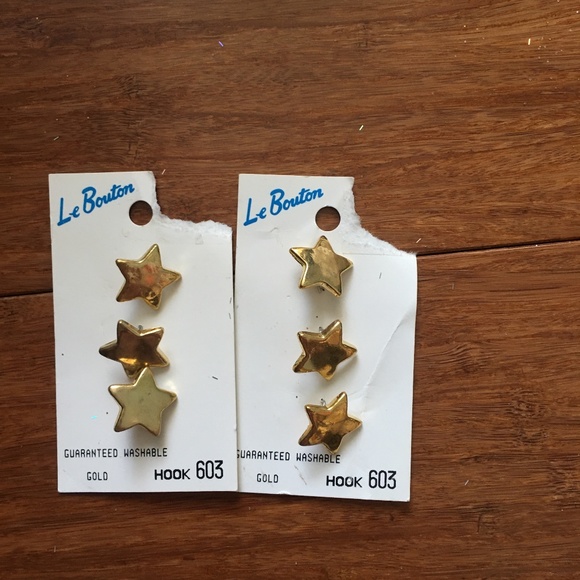 Le Bouton Gold Star buttons 6 - Picture 1 of 2